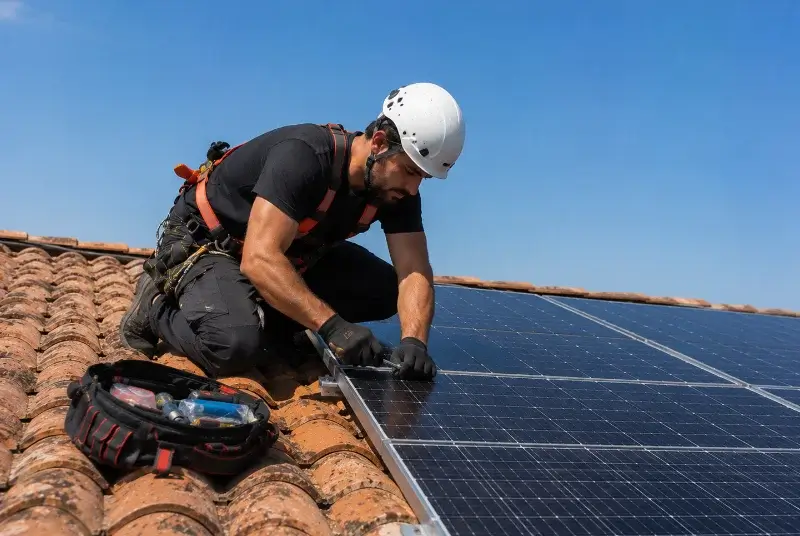 Maintenance et monitoring de panneaux solaires à Montmaur-en-Diois